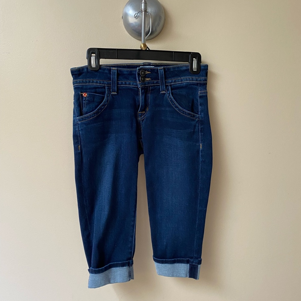 Hudson stretch denim Bermuda